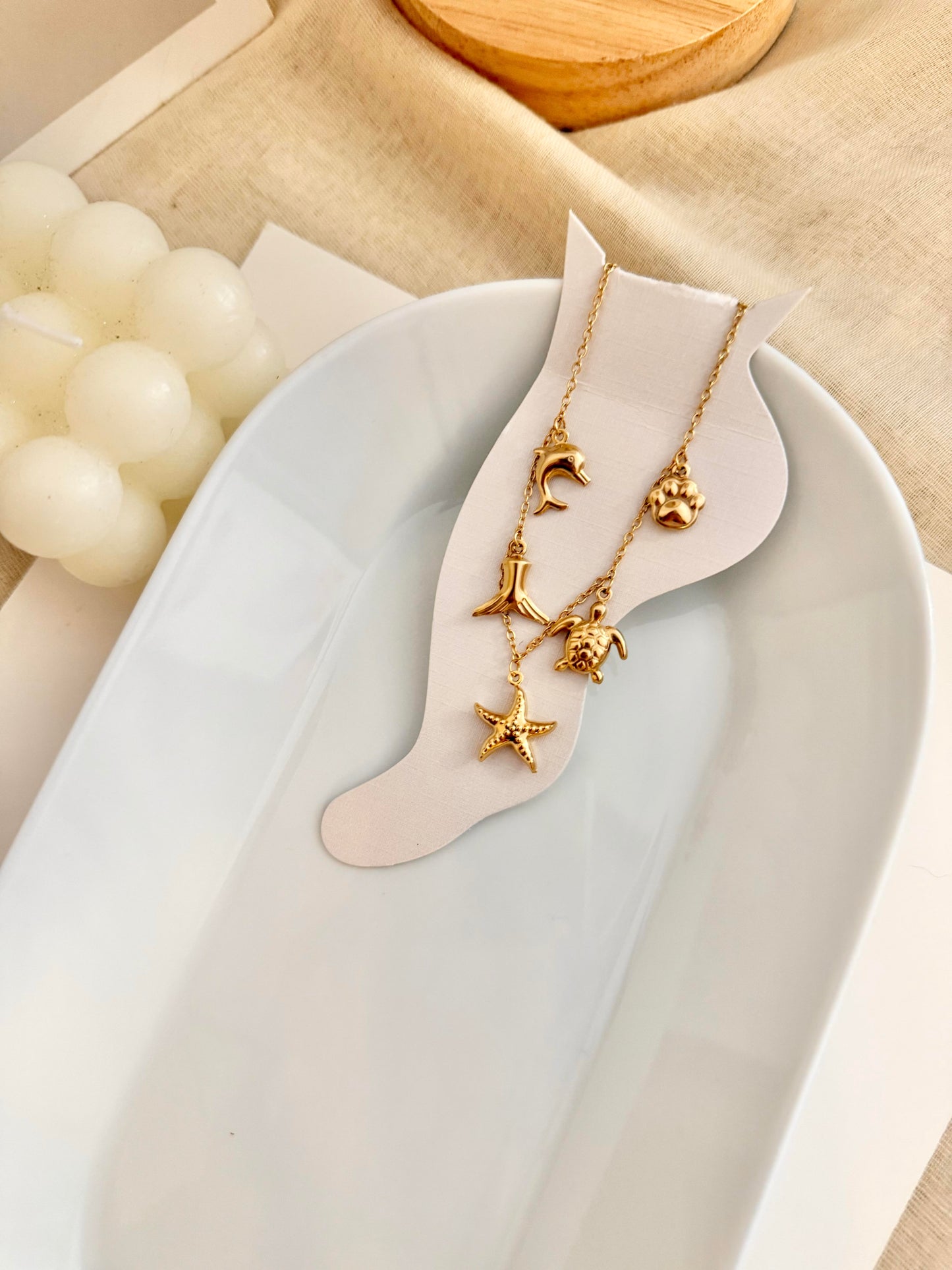 Tobillera Marina Charm (2 tipos)