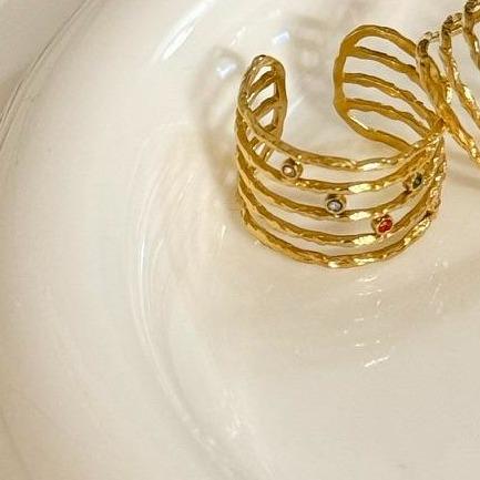 Anillo muti brillos Ajustable