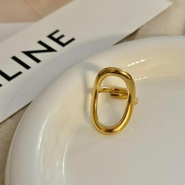【LUNA AMBAR】Anillo en forma ovalada
