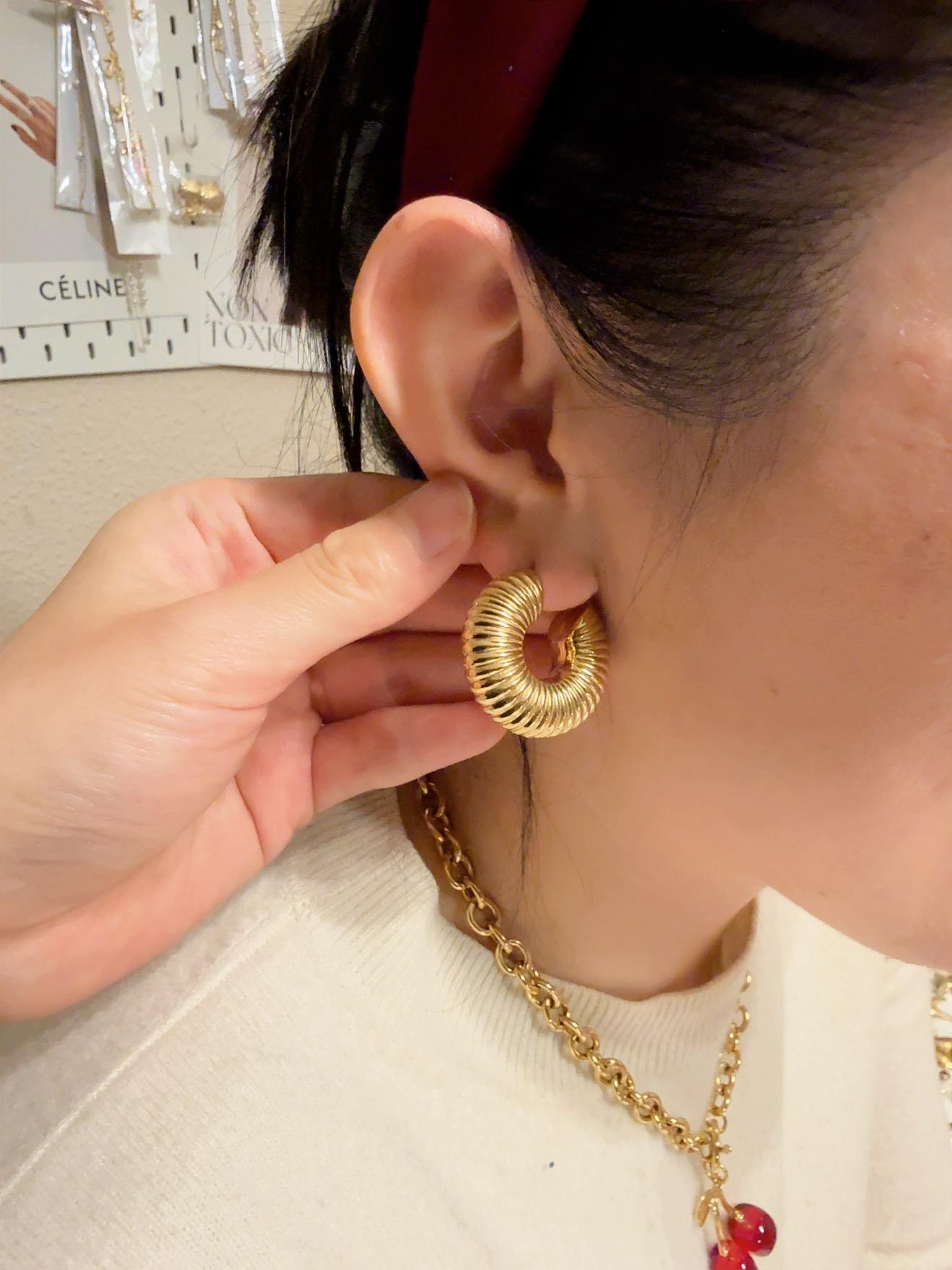 Pendientes donut rayo