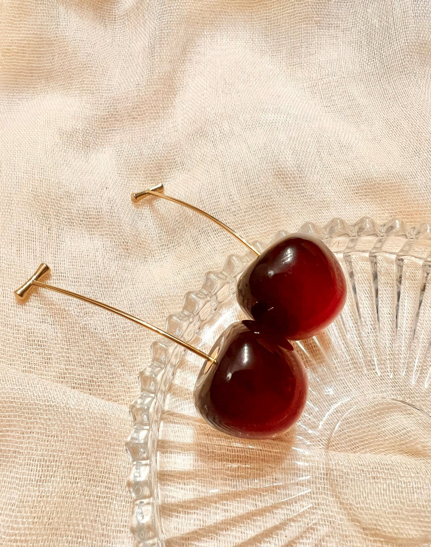 Pendiente de cereza