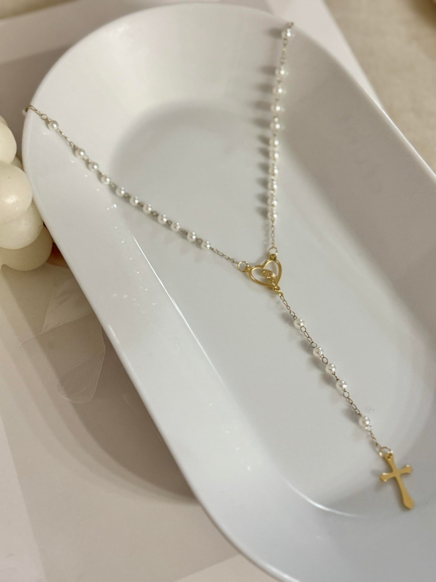 Collar Virgen del Carmen Rosario