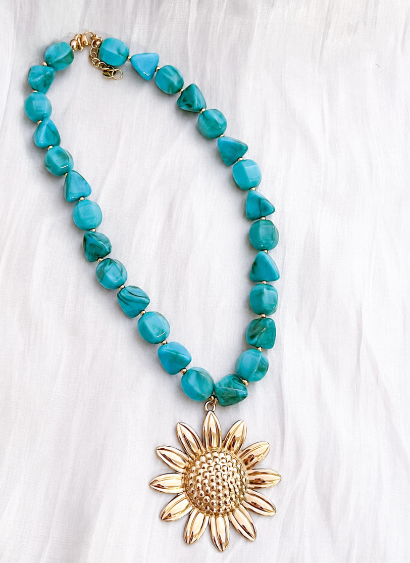 Look Girasol Nice (2 Colores pulsera&collar)