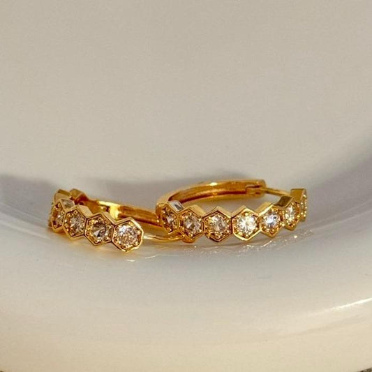 Pendientes de panal- (4 colores)