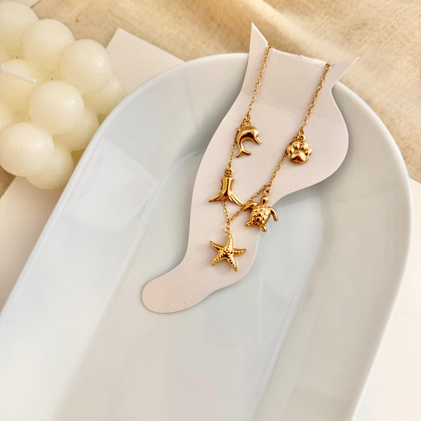 Tobillera Marina Charm (2 tipos)