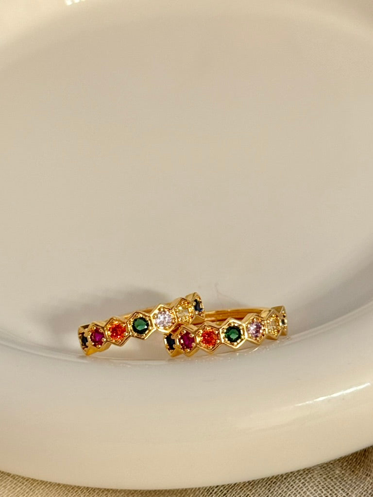 Pendientes de panal(4 tipos)