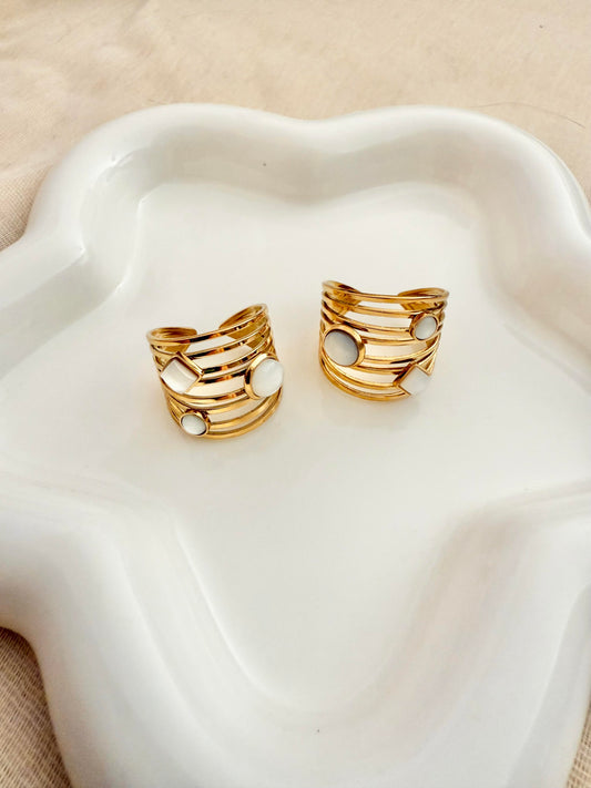 Anillo SISI Ajustable (TRES PIEDRA)