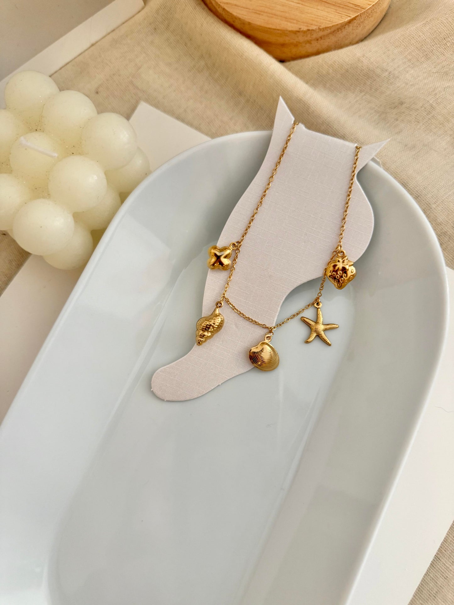Tobillera Marina Charm (2 tipos)