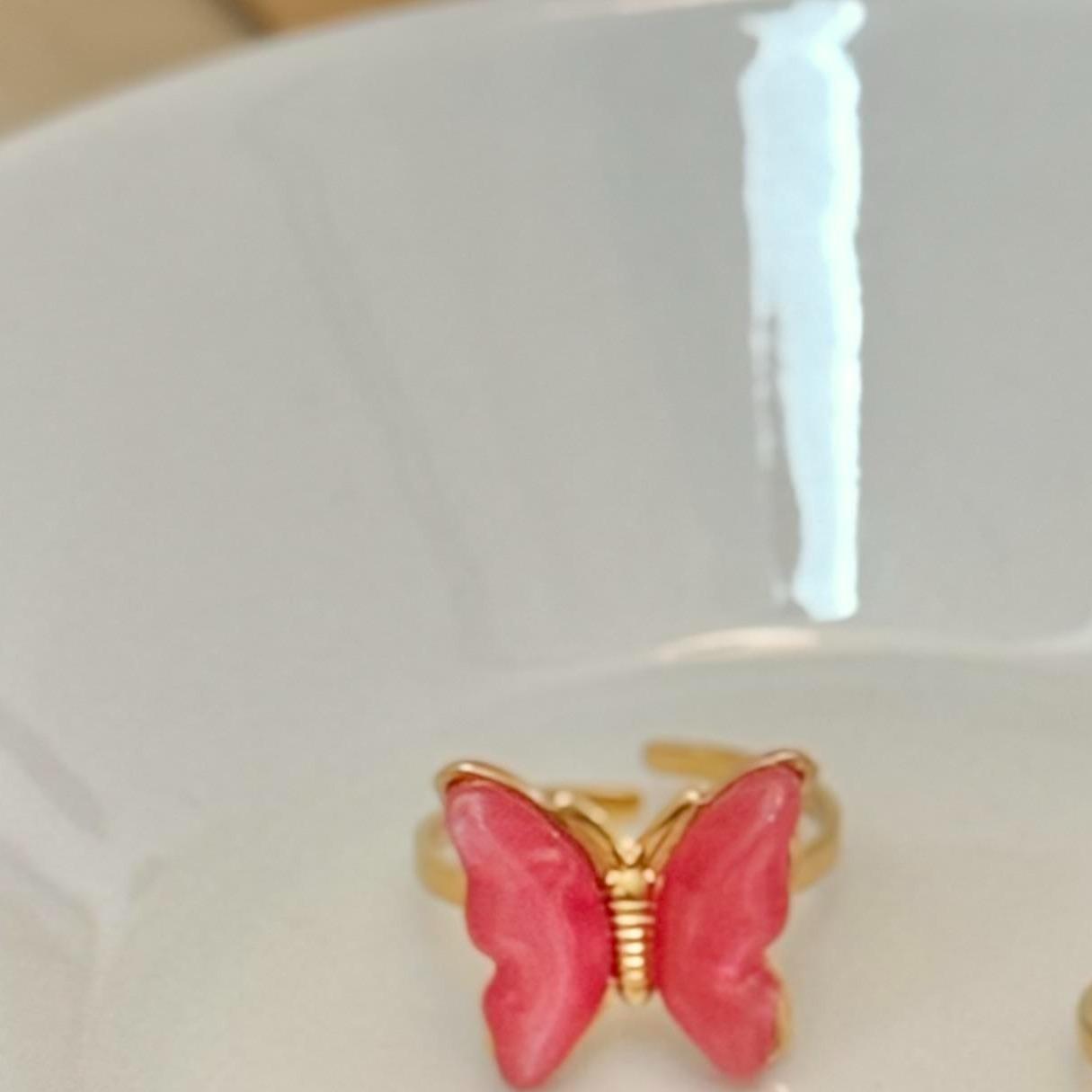 Anillo Mariposa de colores