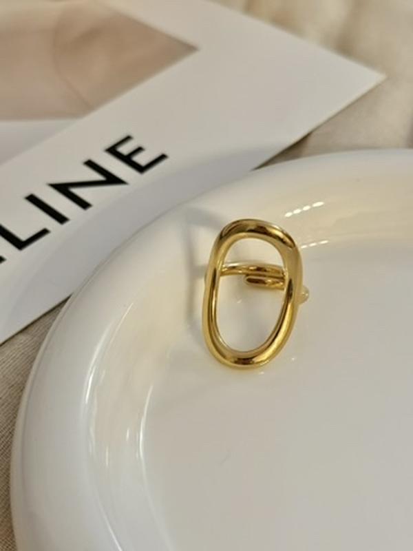 【LUNA AMBAR】Anillo en forma ovalada