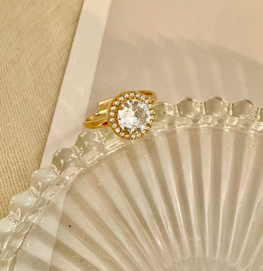 Anillo Brillo Redondo ajustable (3 colores)