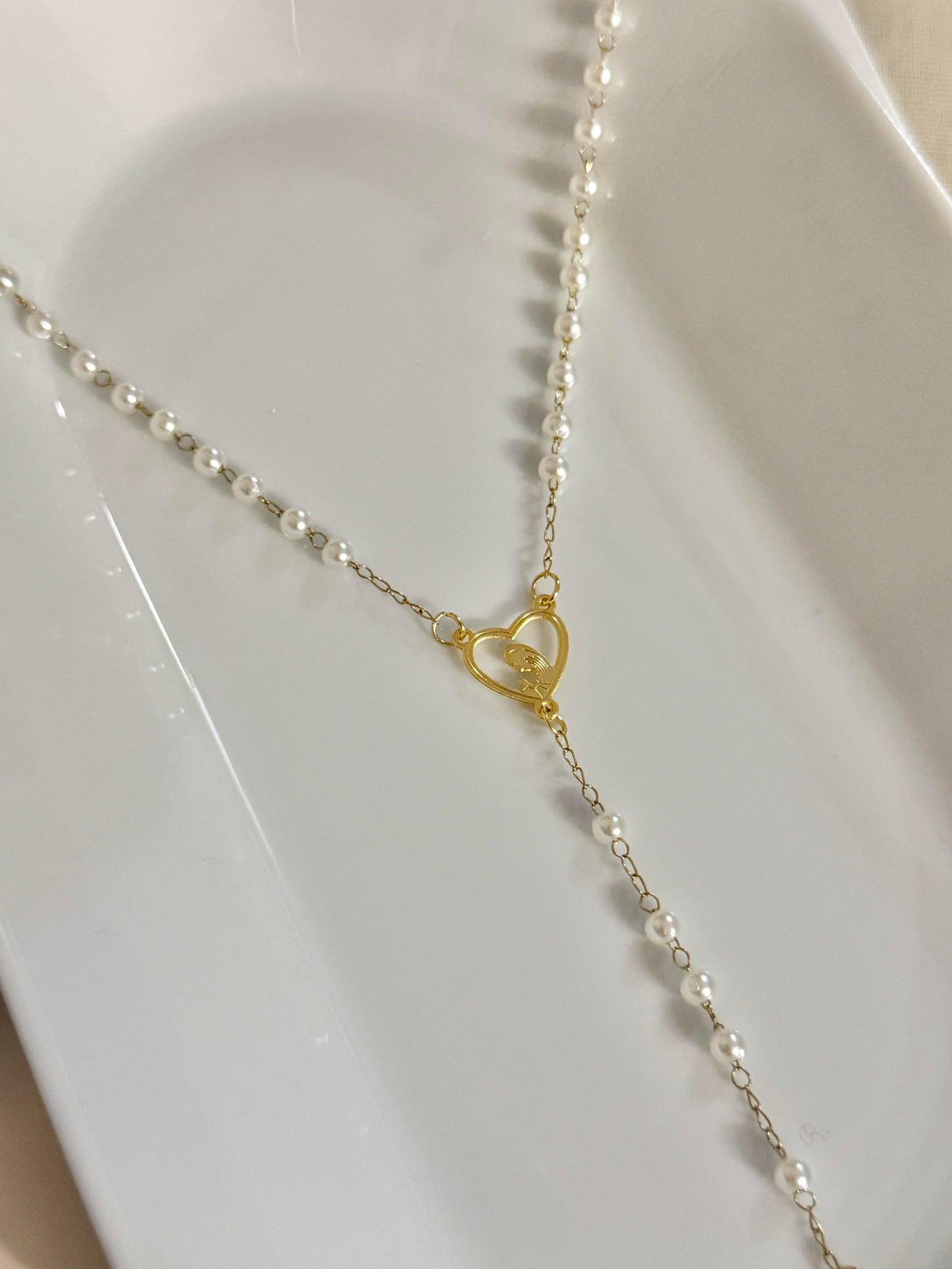 Collar Virgen del Carmen Rosario