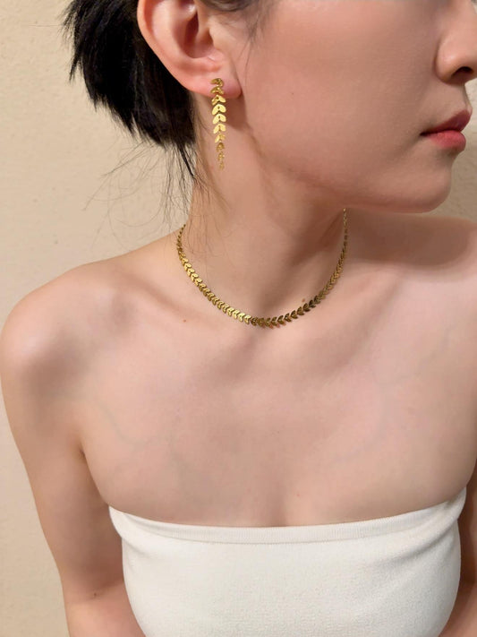 Rebajas -20%-Look Hoja de olivo