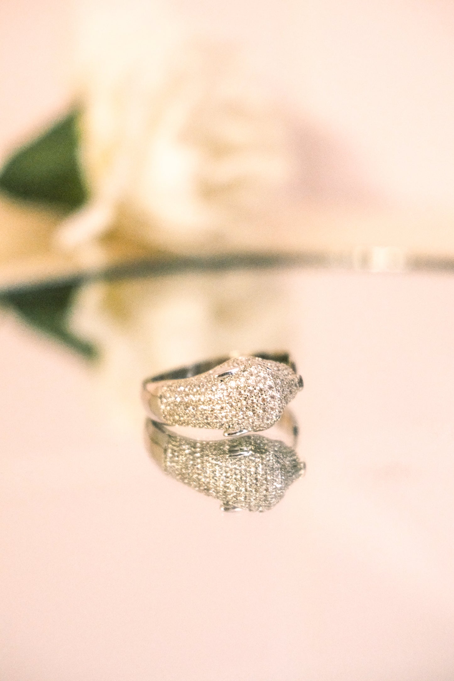 Anillo Jaguar Brillante 🐆 (Disponible en dorado y plateado)