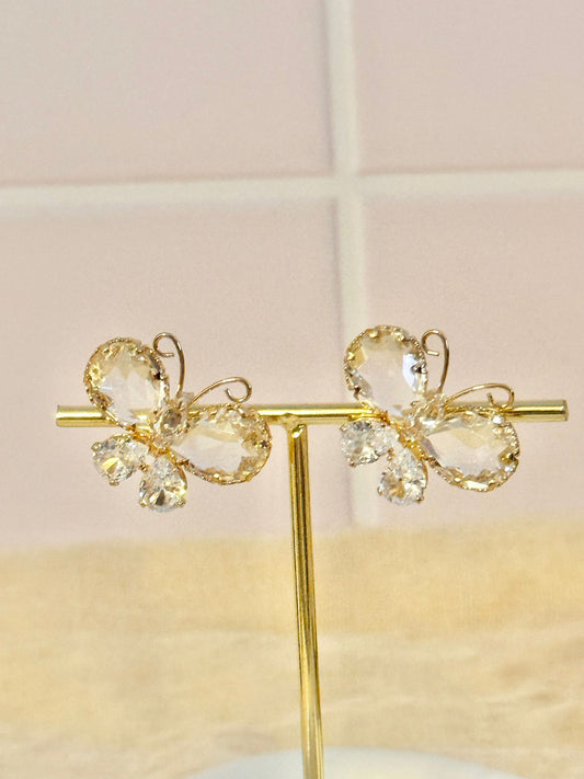 Rebajas -20%-Pendiente mariposa brillo