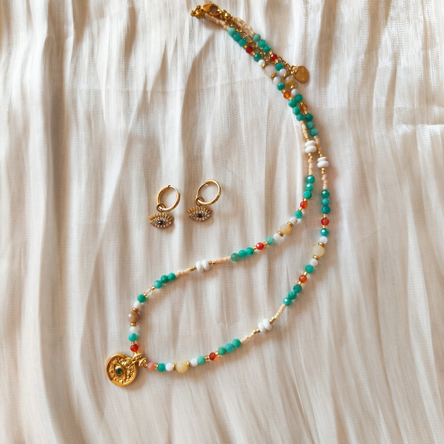 Collar Talismán de Colores (ojo)