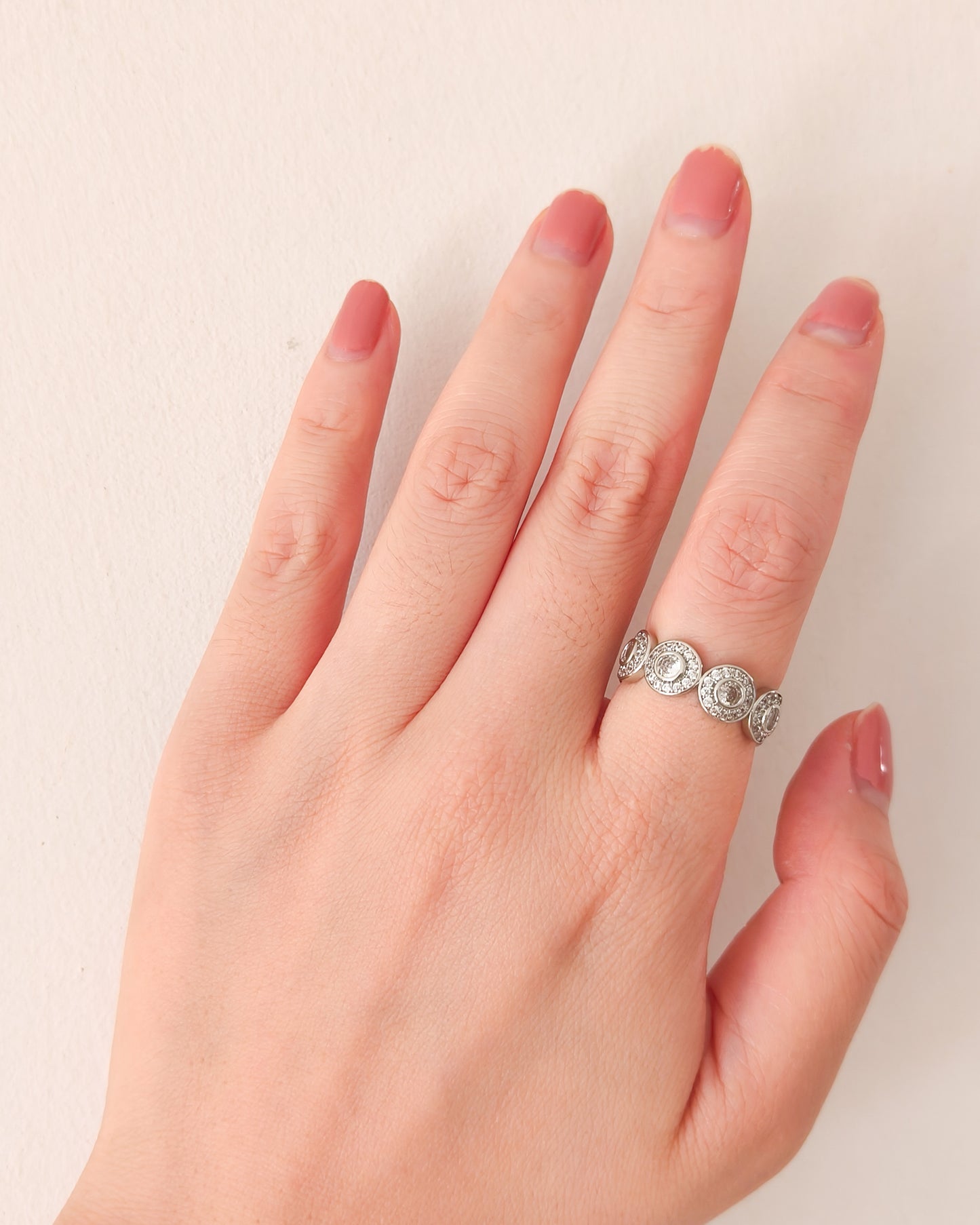 Anillo Órbita Brillante ajustable