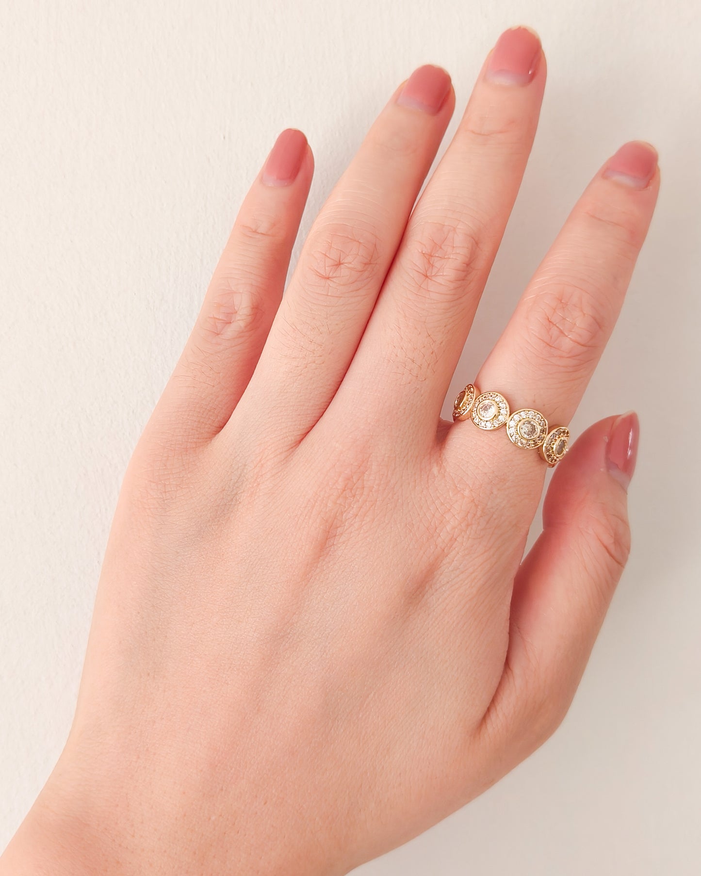 Anillo Órbita Brillante ajustable