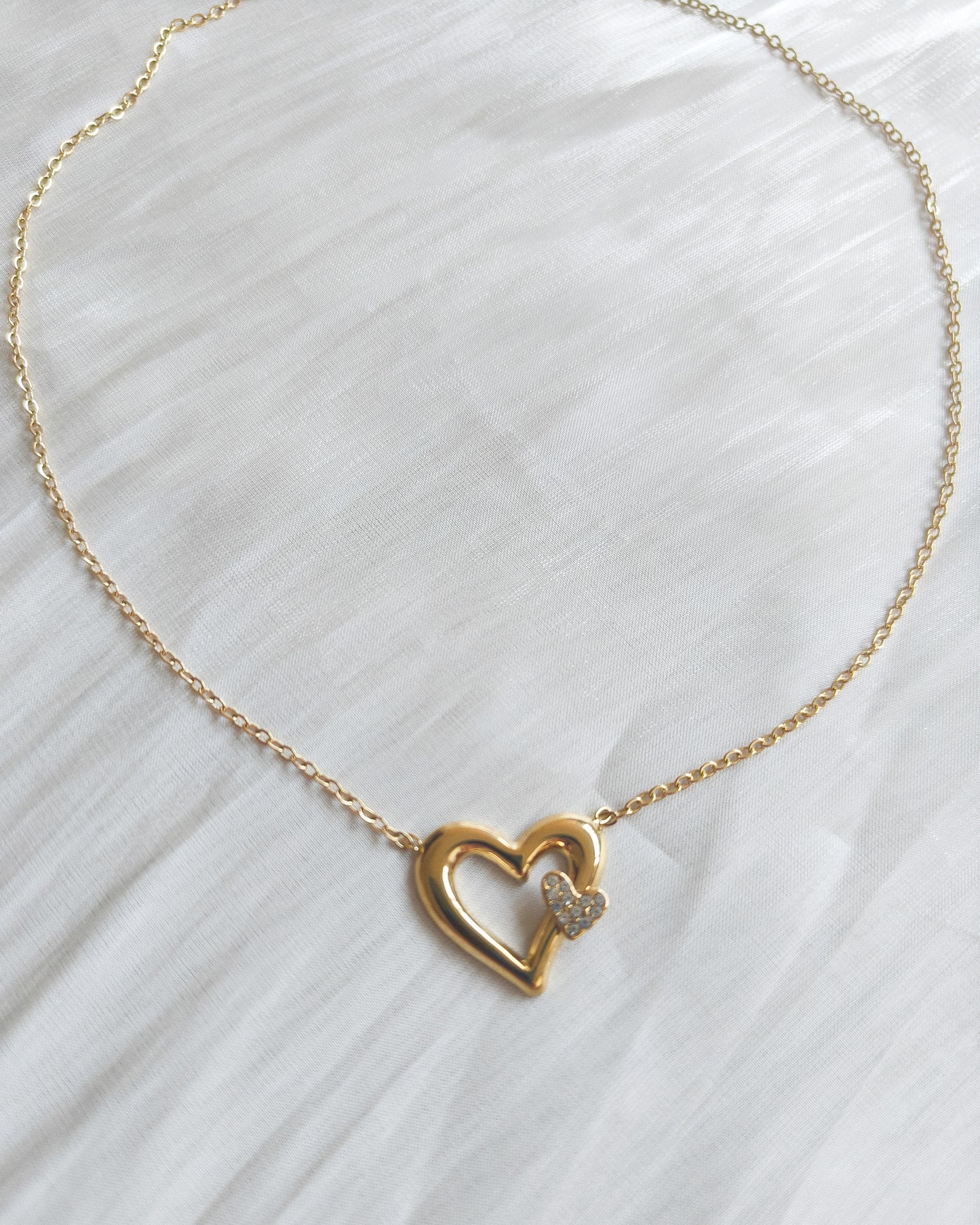 Collar Doble Corazón