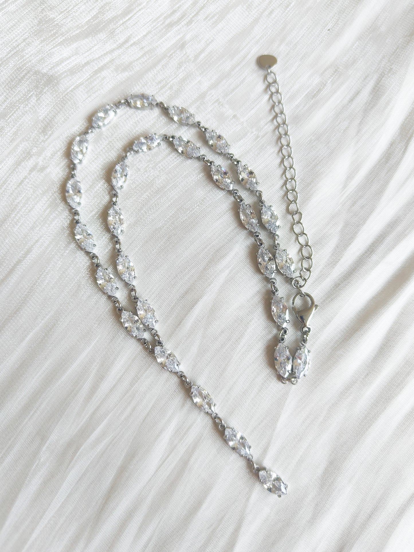 Collar Melisa gota brillo