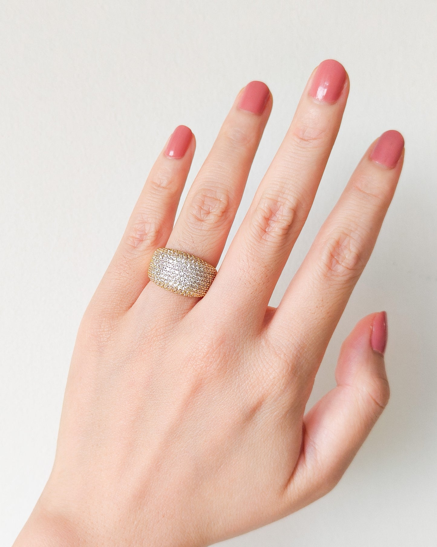 Anillo Magnolia Brillante