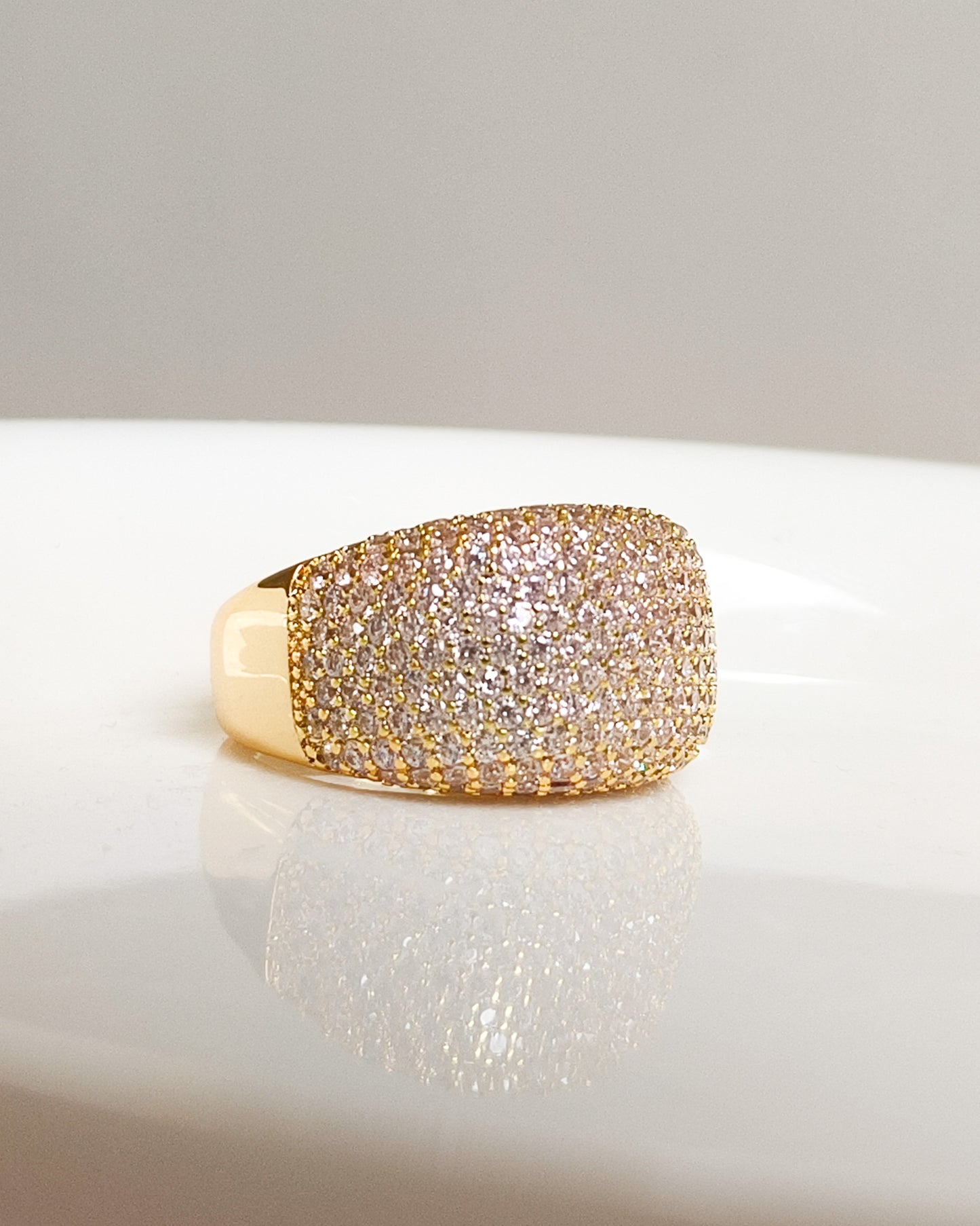 Anillo Magnolia Brillante