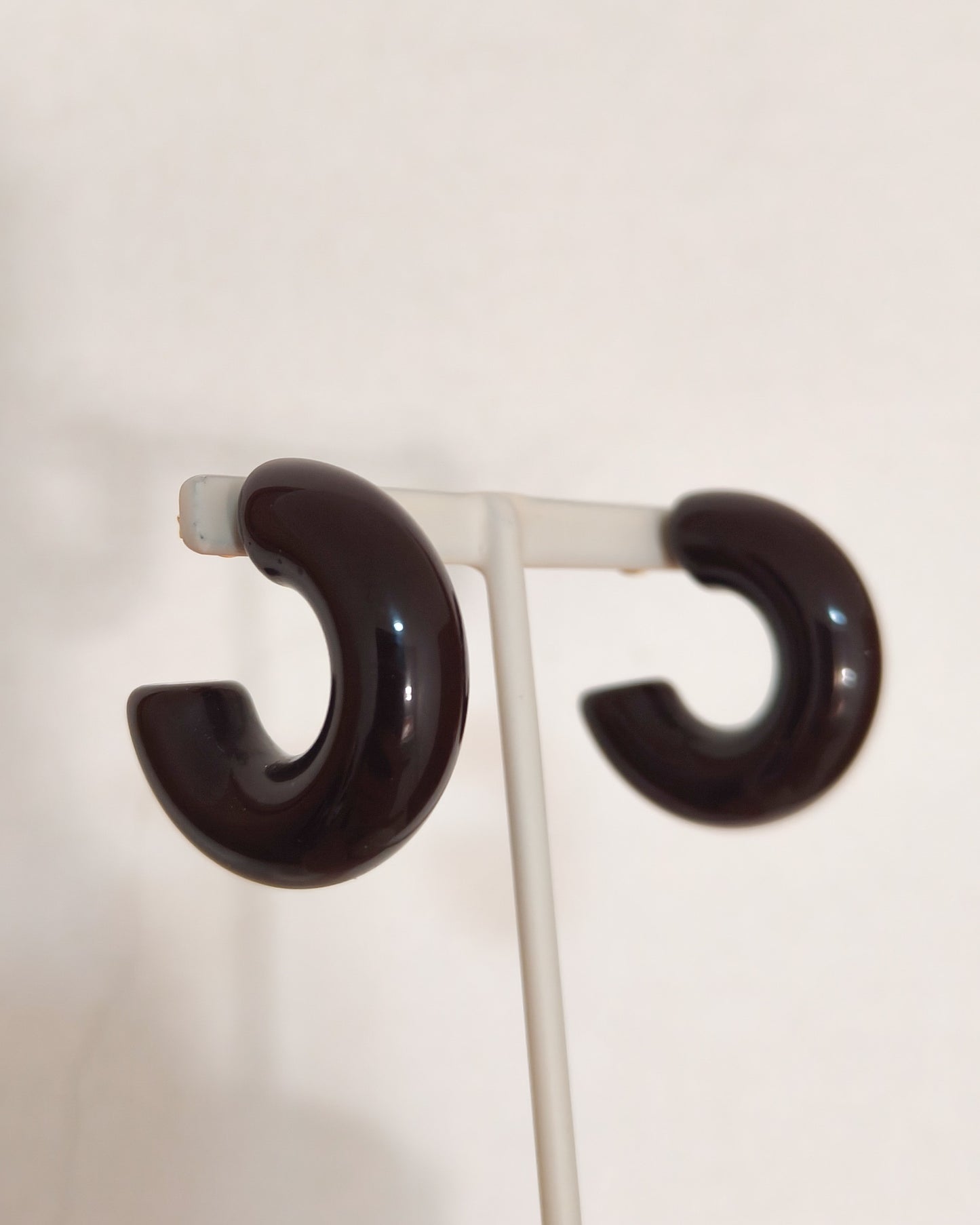 Pendiente aros donut grueso