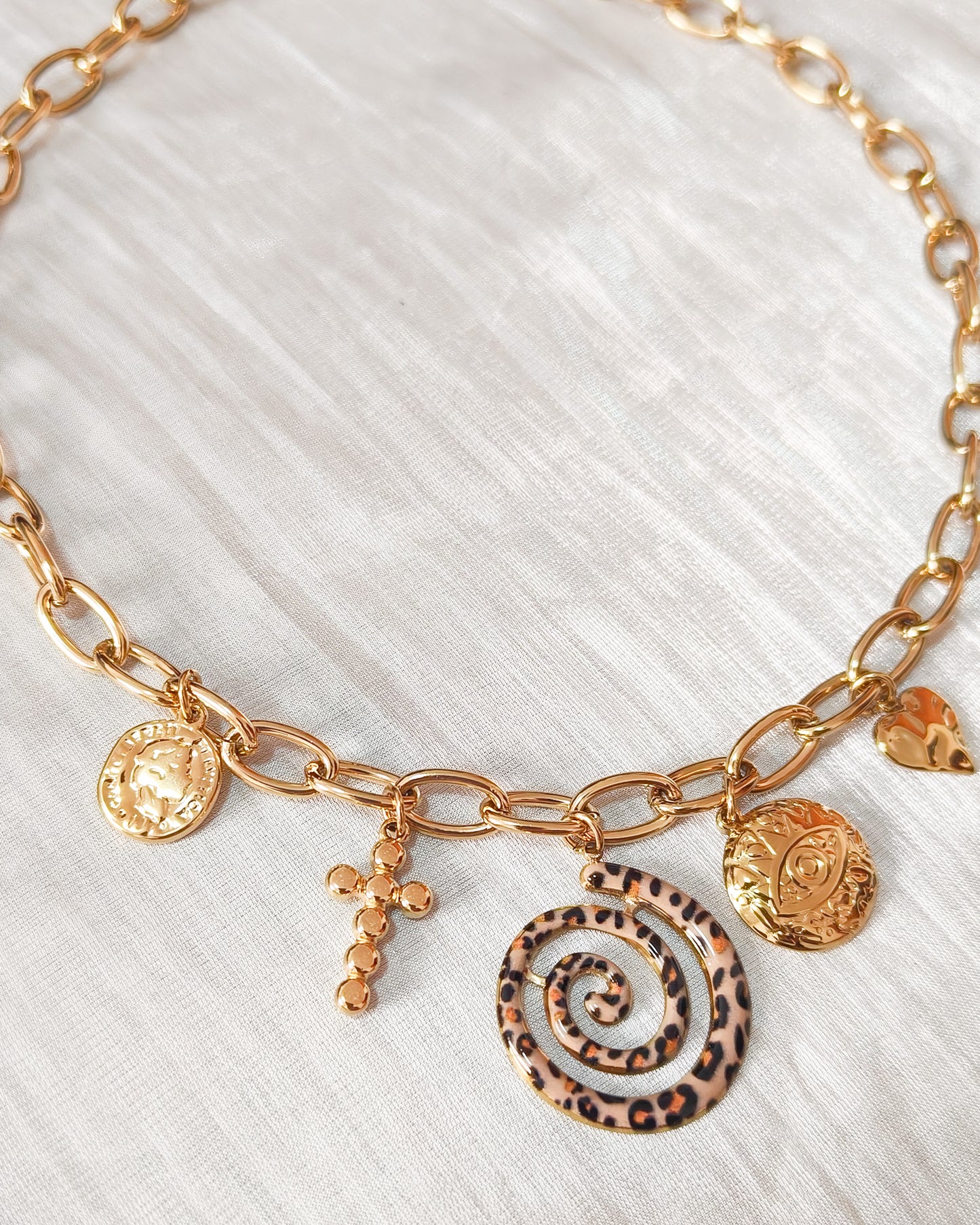 Collar espiral felina