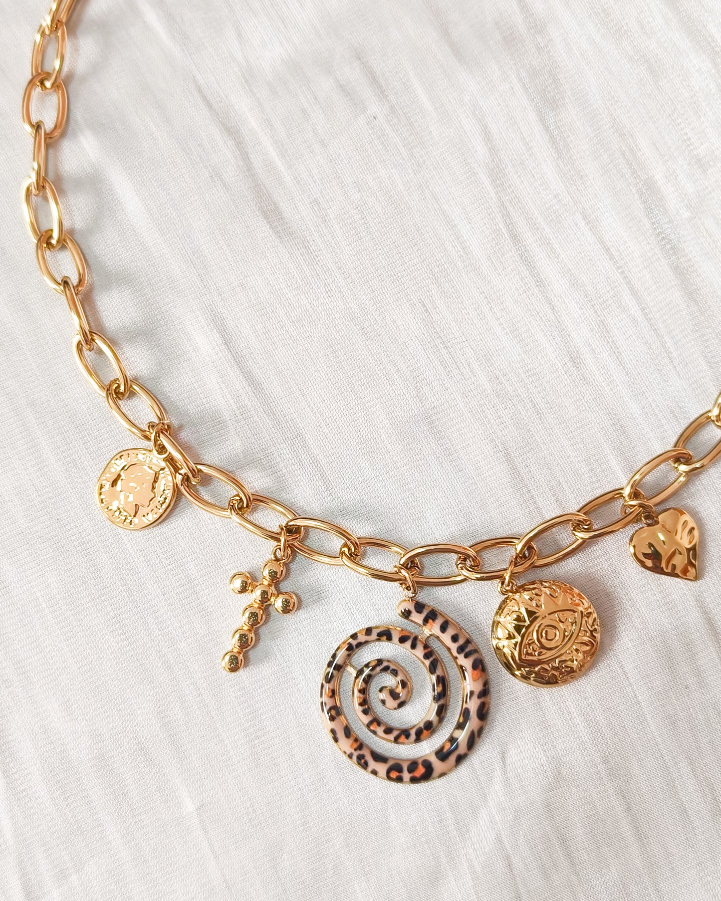 Collar espiral felina