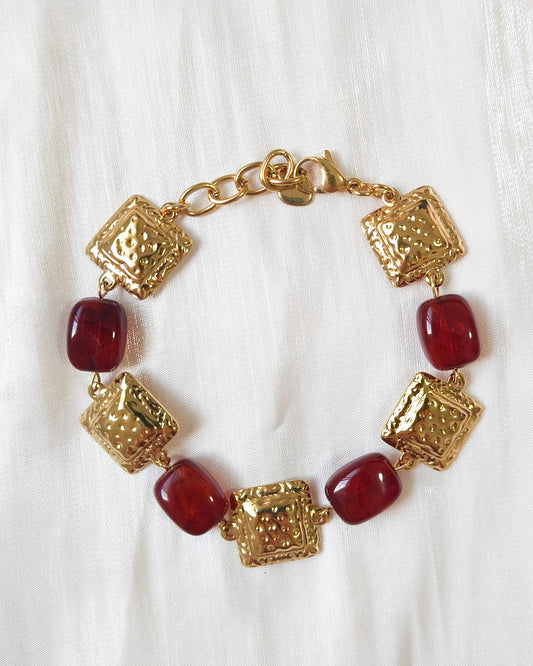 Pulsera Mosaico Dorado (dos colores)