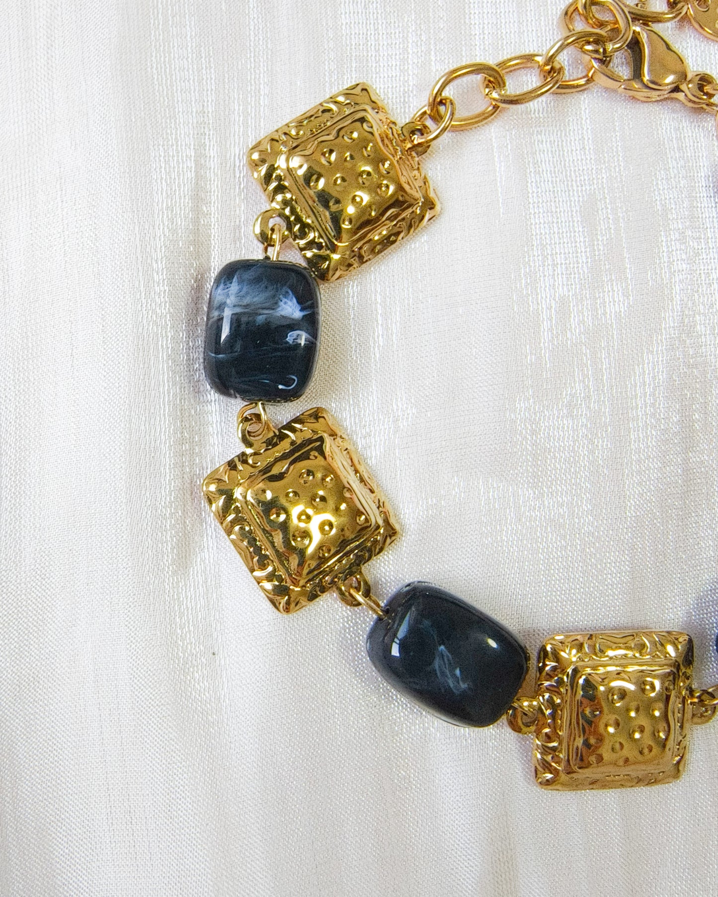 Pulsera Mosaico Dorado (dos colores)