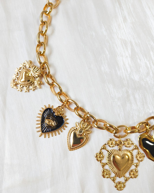 Collar Charm Milagros del Corazón