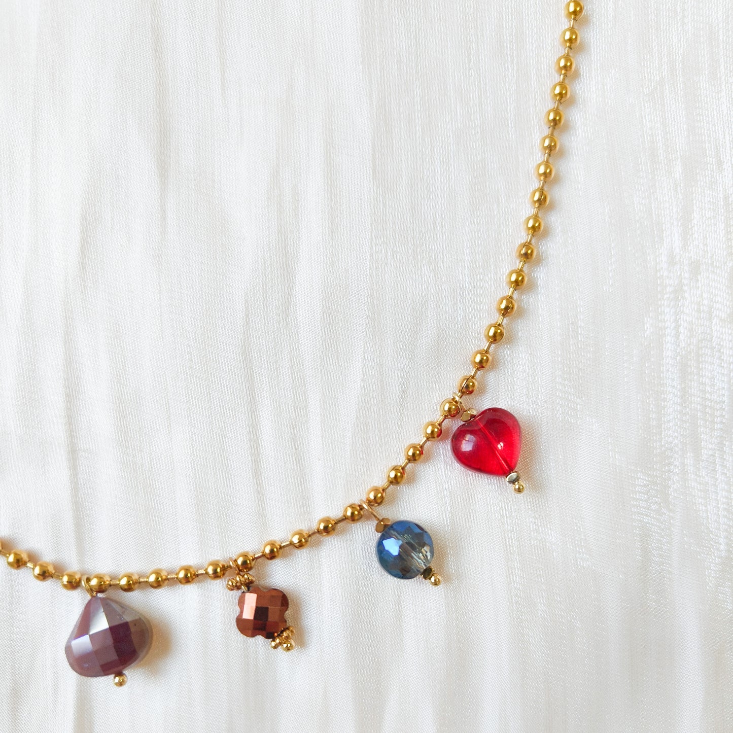 Collar Mini Charms Fiesta de color ( multicolor)