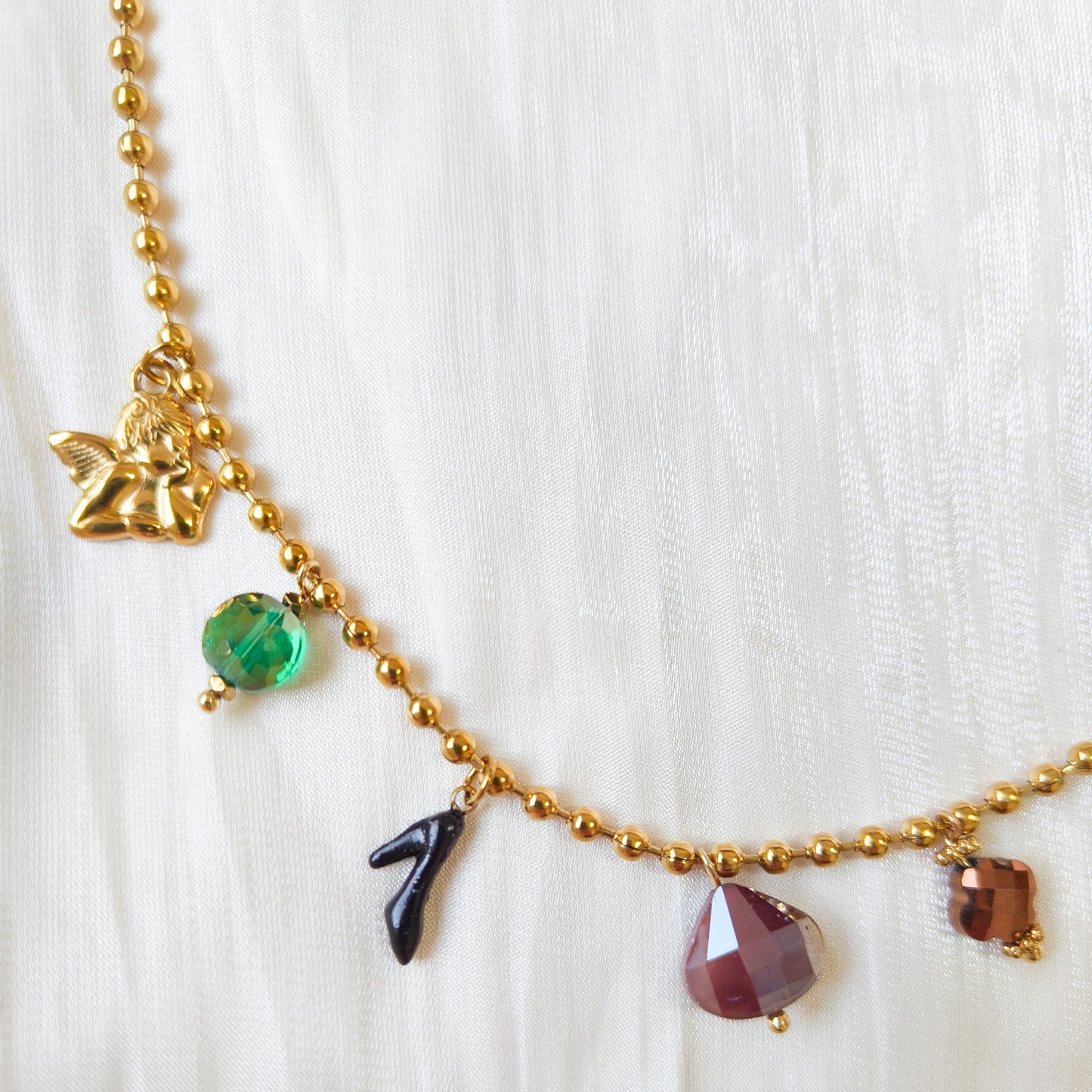 Collar Mini Charms Fiesta de color ( multicolor)
