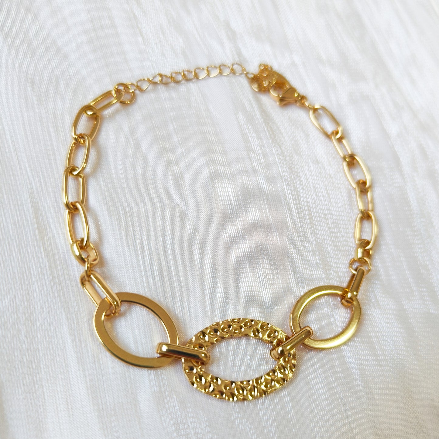 Look Eslabón Aura ( collar + pulsera)