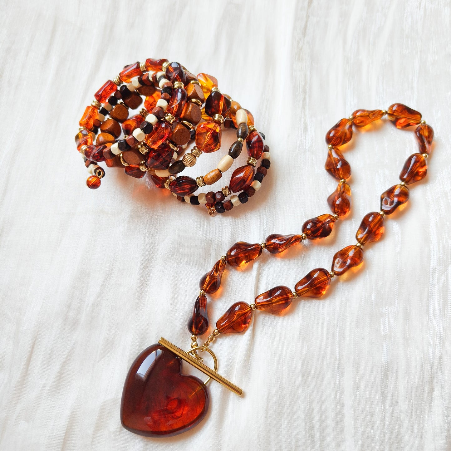 Collar Amor Vintage (corazón)