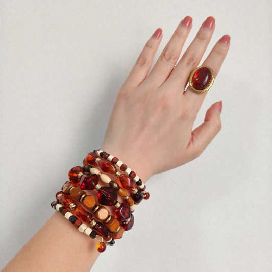 Pulsera Trenza Boho ( elástico)