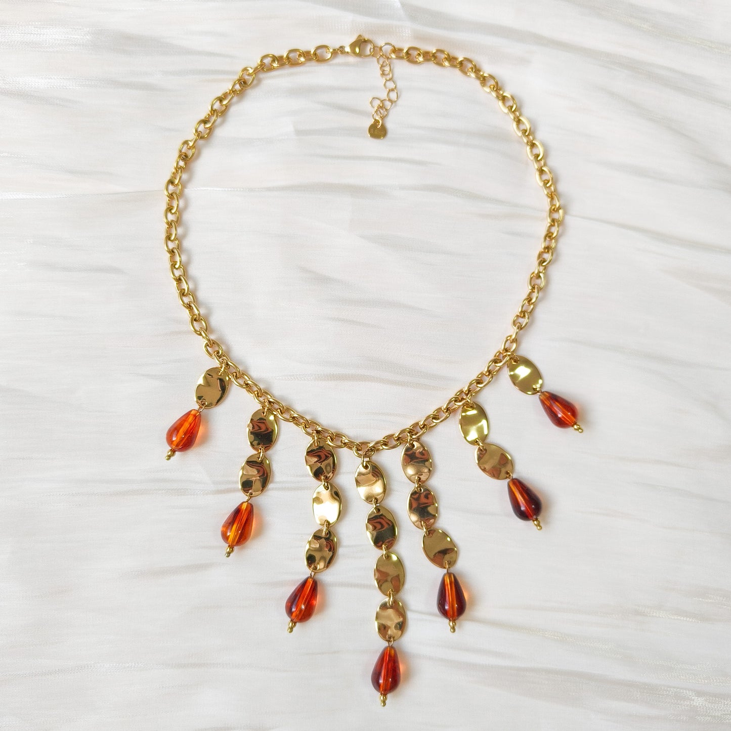 Collar Sofia ( lluvia de gota)