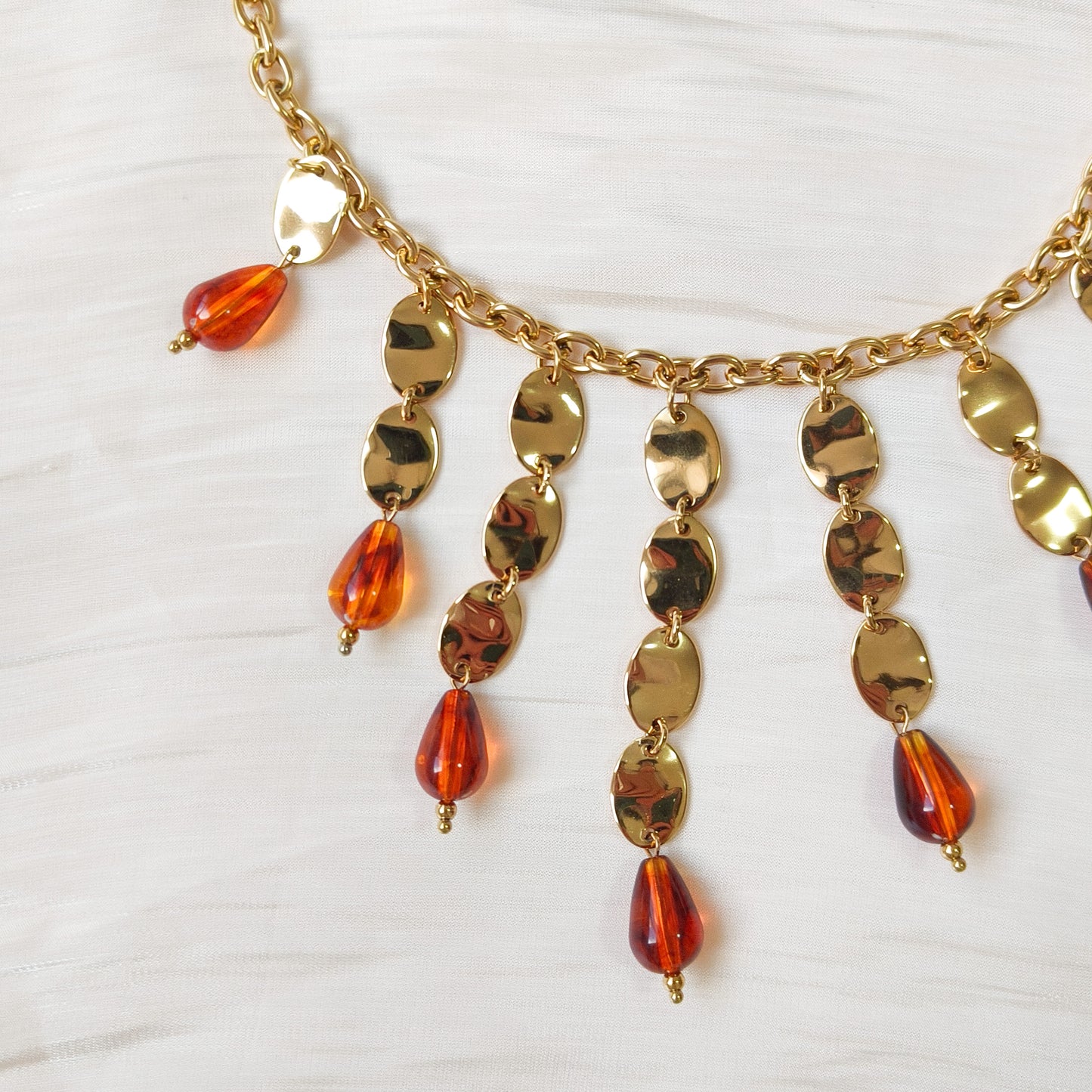 Collar Sofia ( lluvia de gota)