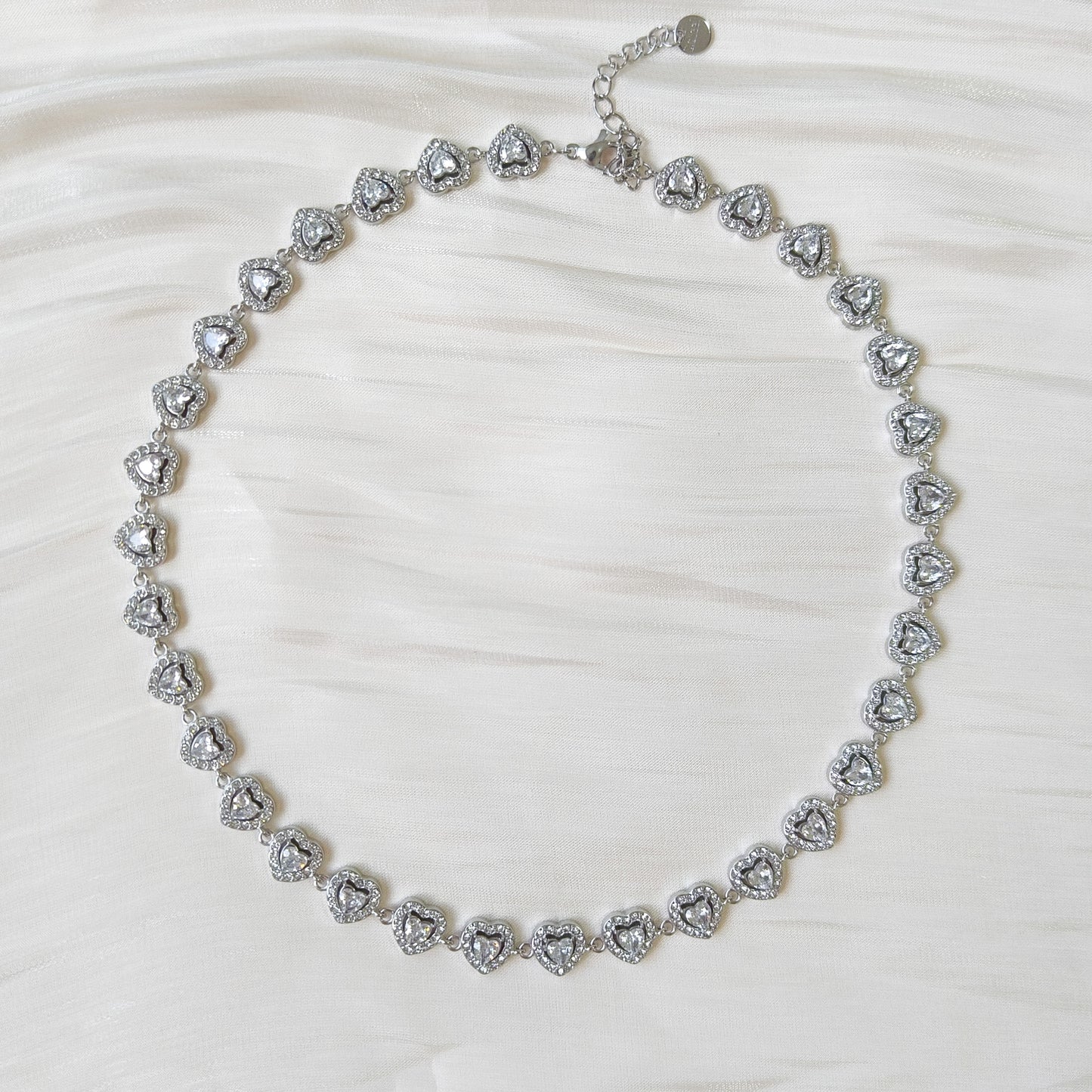 Collar Luna Corazones
