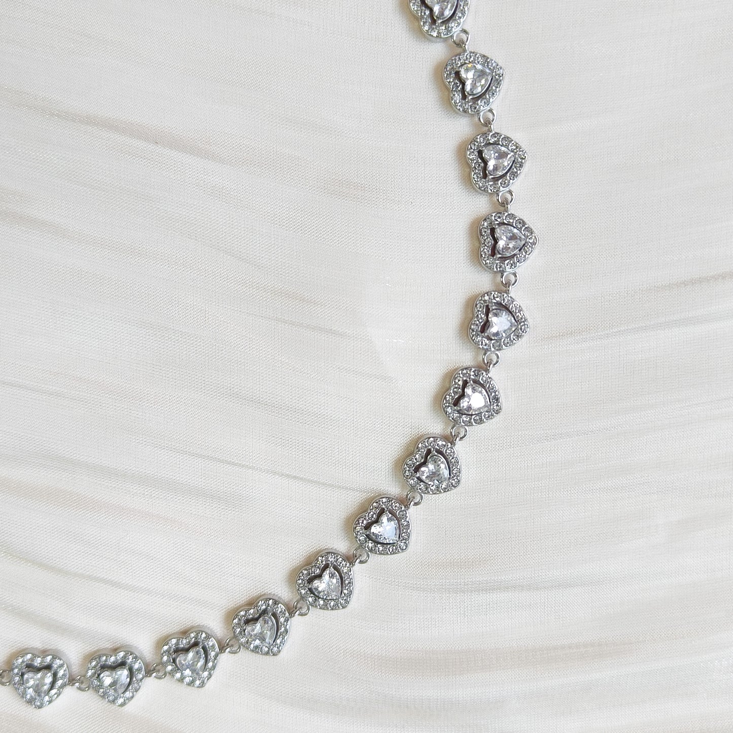 Collar Luna Corazones