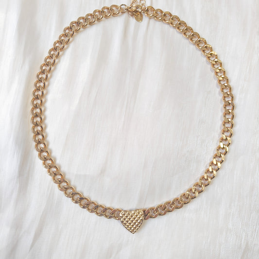 Collar Noa Corazón (cadena cubana)