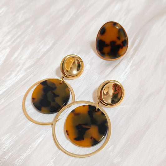 Pendientes Aros Bruselas Carey