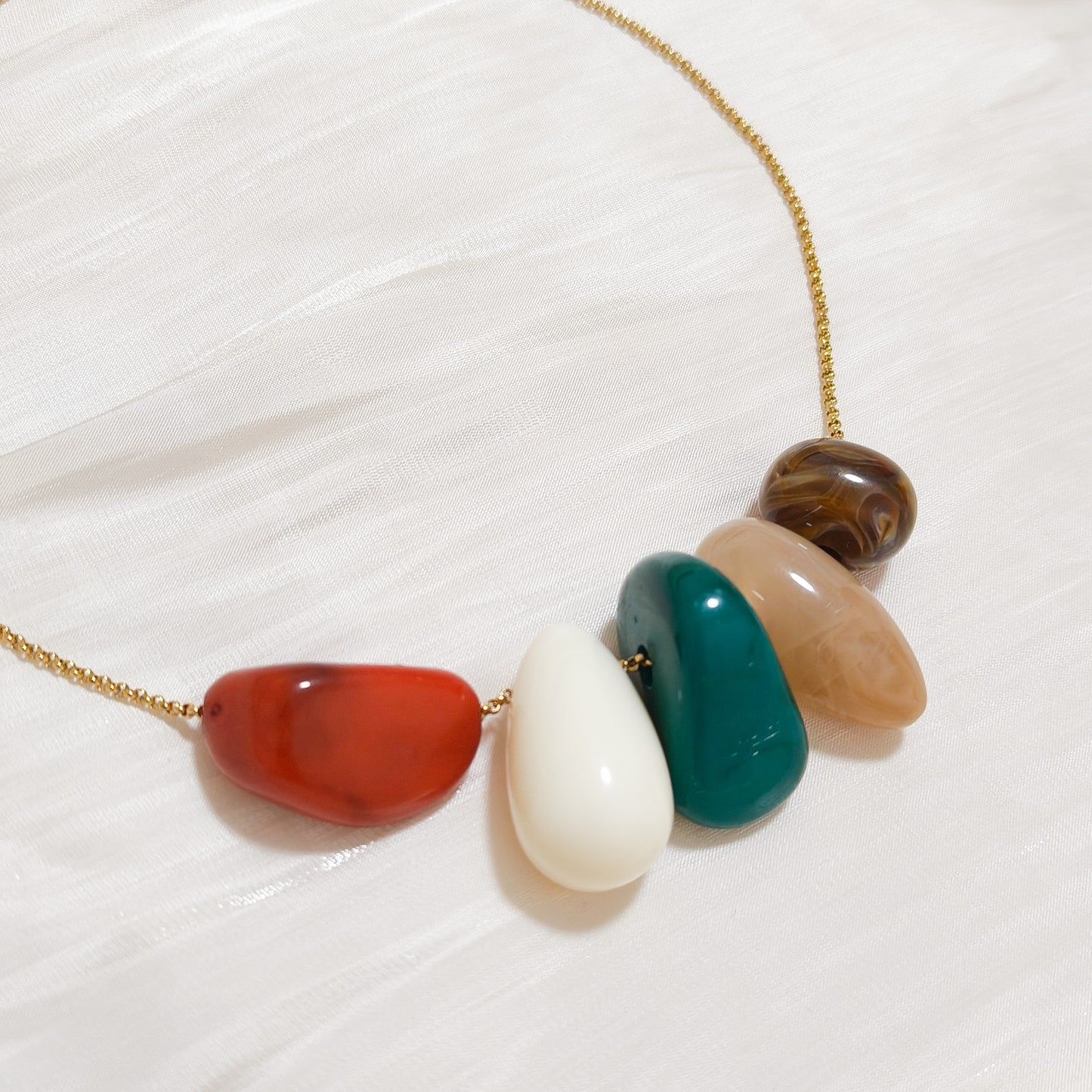 Collar Piedras Marina Granada (multicolor)