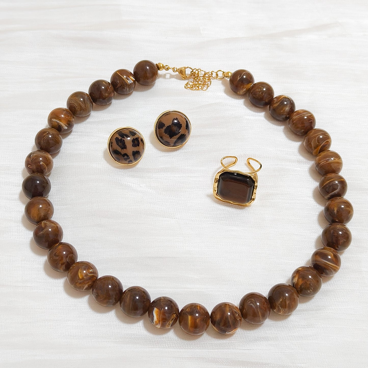 Collar Esferas Color Grecia (bolita)