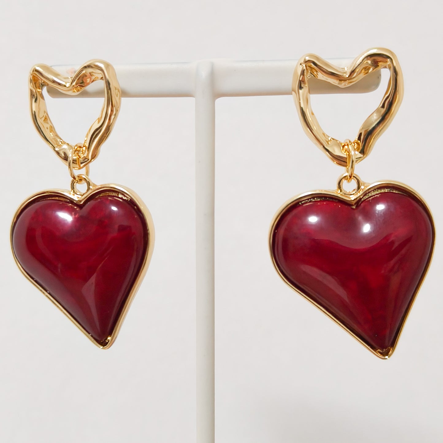 Pendientes Doble Corazón Chic