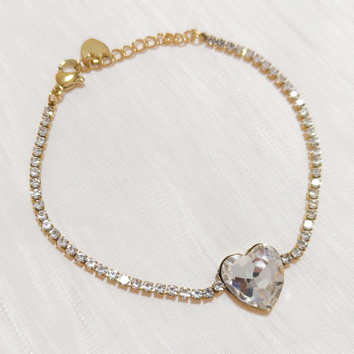 Pulsera Clara Corazón de Luz