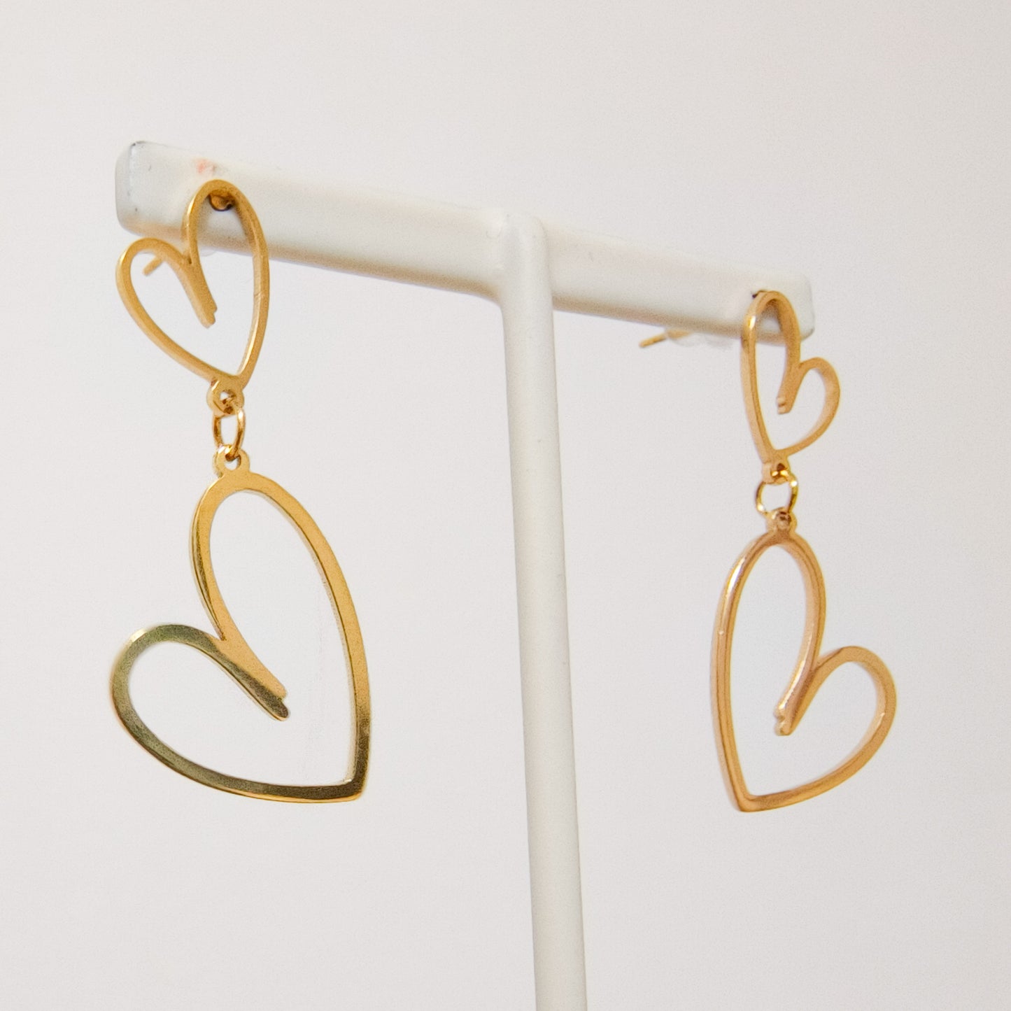 Pendientes Paula Corazón Doble