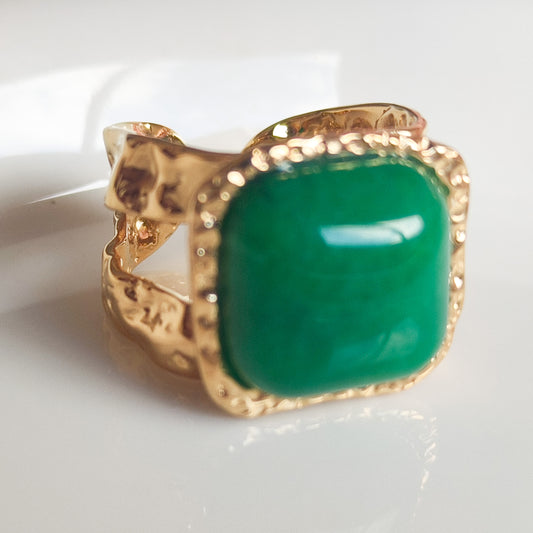 Anillo Martina Verona Cudrada Energía Ajustable