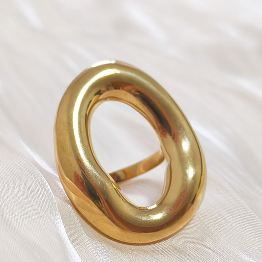 Anillo Veronica Grande Ovalado Ajustable